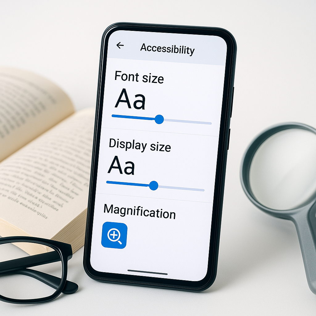 文字が小さい・見えにくいを解決！中高年のためのスマホ表示・拡大・読み上げ設定ガイド